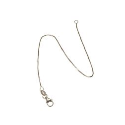 Bracciale/Cavigliera Catena Veneta oro bianco 0.6mm