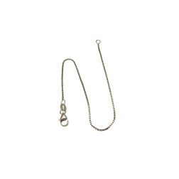 Bracciale/Cavigliera Catena Veneta oro bianco 0.8mm