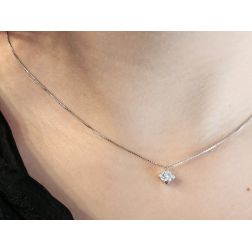 Photo of worn Necklace Sparkle 0.25ct
