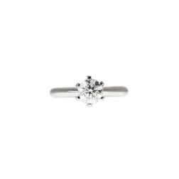 Solitario Pantelleria Oro Bianco 18kt Diamante 0.90ct