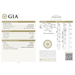 Anello Trilogy Centro da 0.60ct e lati da 0.38ct Diamanti certificati GIA D VVS2 - Misura 12