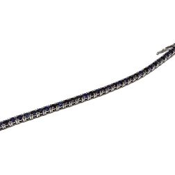 Bracciale Tennis DeepBlue Zaffiri Blu 17cm x 2,5mm