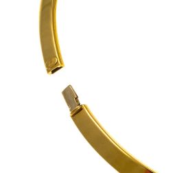 Girocollo rigido "Aura" in Oro Giallo