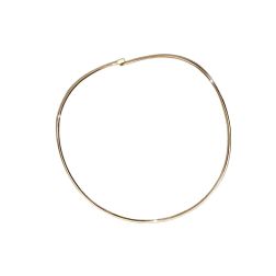 ‘Halo’ rigid necklace in yellow gold