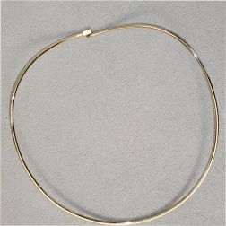 Girocollo rigido "Halo" in Oro Giallo