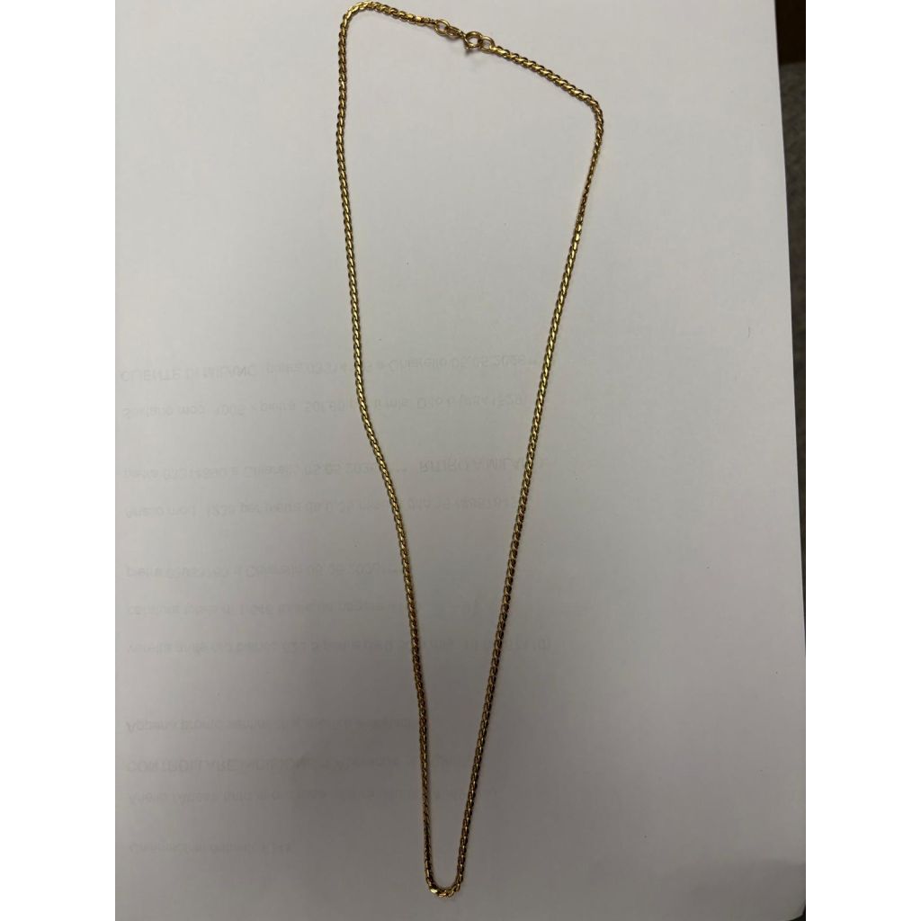 Collana serpentina oro giallo 56cm