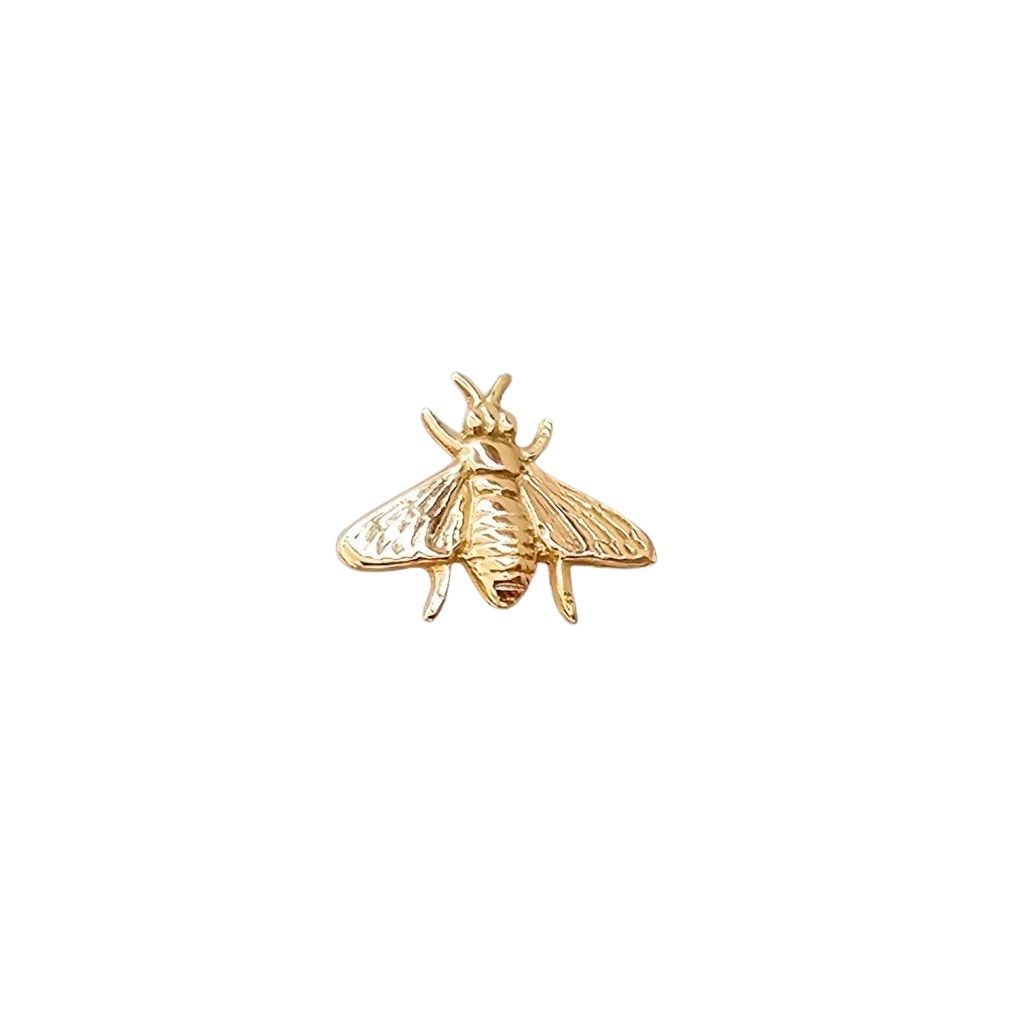 Yellow Gold Bee Brooch