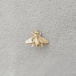 Yellow Gold Bee Brooch