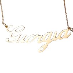 Collana con nome Giorgia in Oro Giallo