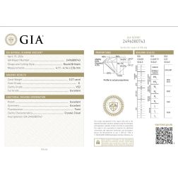Diamante GIA G VS2 0.27ct