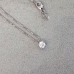Light Point Solitaire 0.30ct Diamond Venetian Necklace