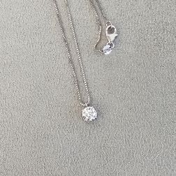Girocollo veneta punto luce simple Diamante 0.47ct/0.50ct