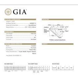 0.60ct GIA D VS1 Diamond