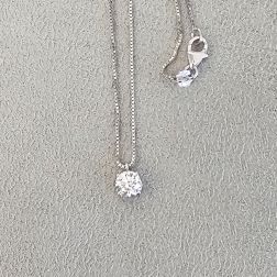 Girocollo veneta Punto Luce Simple Diamante 0.60ct