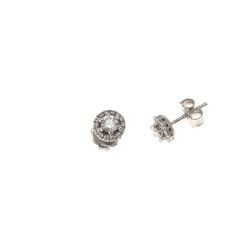 Light Point Earrings Diamonds with 0.26ct/0.27ct each Contoured