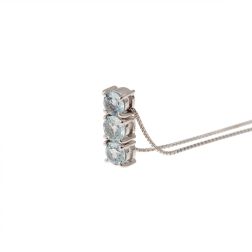 Girocollo Trilogy Acquamarina (1.25cm x 4.7mm)