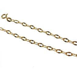 50cm Necklace with oval chain 18kt yellow gold