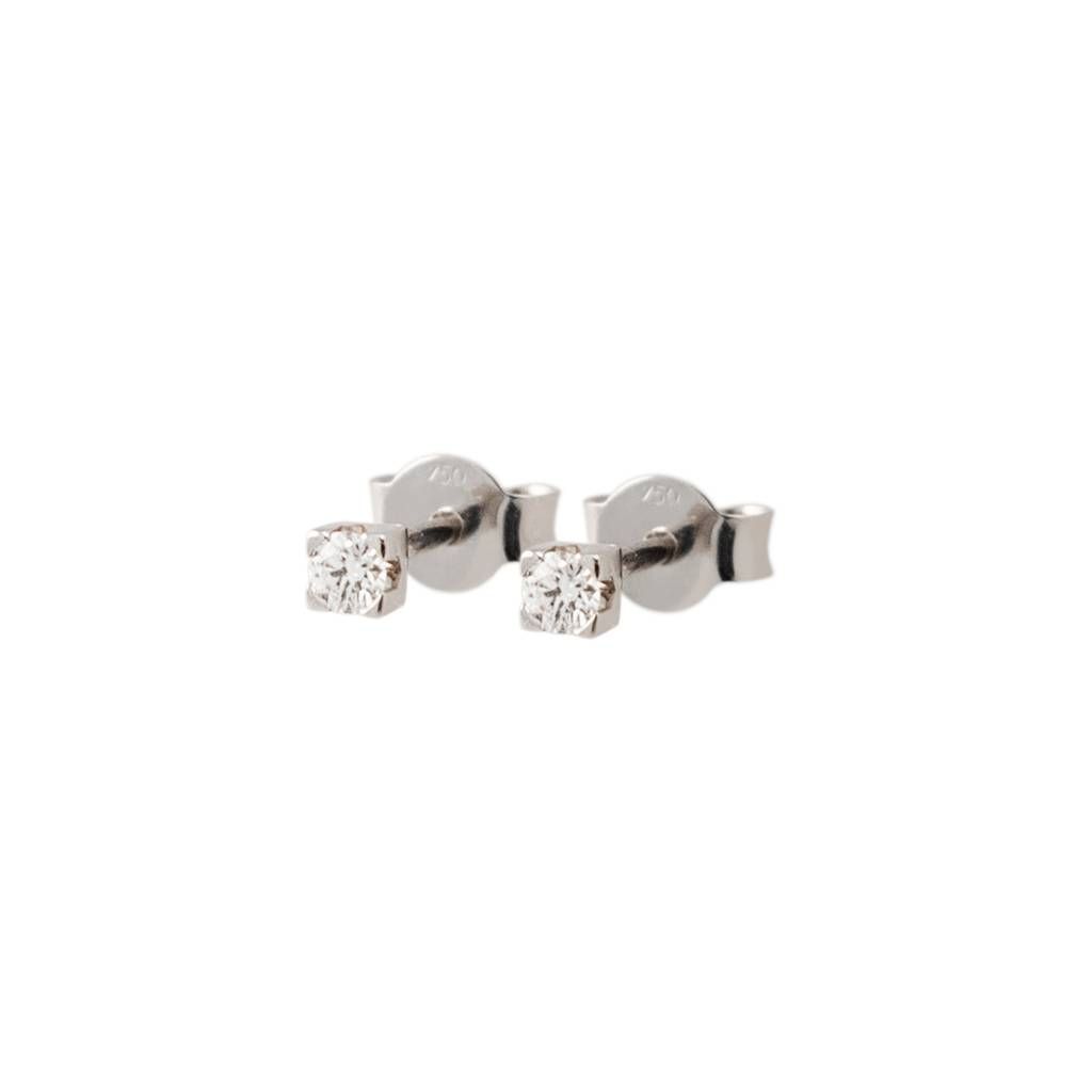 Orecchini Solitari Sparkle Diamanti 0.13ct