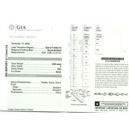 Diamante GIA F VS2 0.50ct