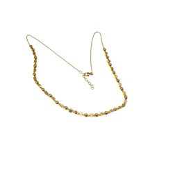 Collana con Cubi e Sfere in Oro Giallo