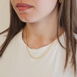 Rope Necklace Yellow Gold 45cm x 3.30mm