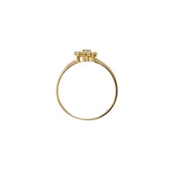 Anello Solitario Easy Love Zaffiro Blu Oro Giallo