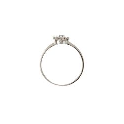 Anello Solitario Easy Love Zaffiro Blu Oro Bianco
