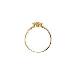 Easy Love Ruby Yellow Gold Solitaire Ring