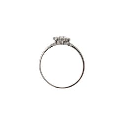 Anello Solitario Easy Love Diamante Oro Bianco