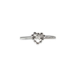 Anello Solitario Easy Love Diamante Oro Bianco