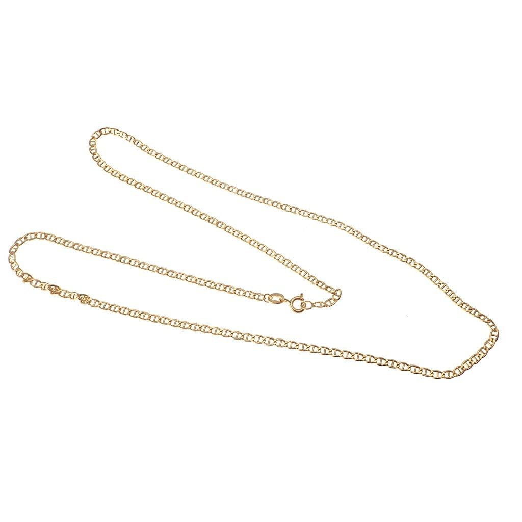 Collana 50cm Traversino da 2,5mm in oro giallo 18kt
