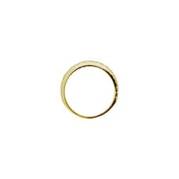 Veretta Scalare 19 Diamanti su Oro Giallo 18kt