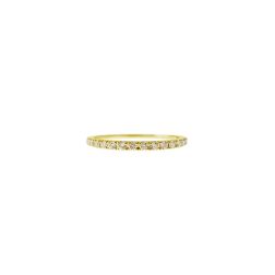 Veretta Scalare 19 Diamanti su Oro Giallo 18kt