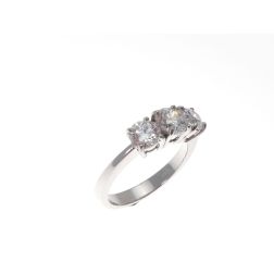 Anello Trilogy Basic 1,64 ct certificati GIA