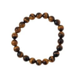 Bracciale Elastico interno con sfere 8.50mm Occhio di Tigre