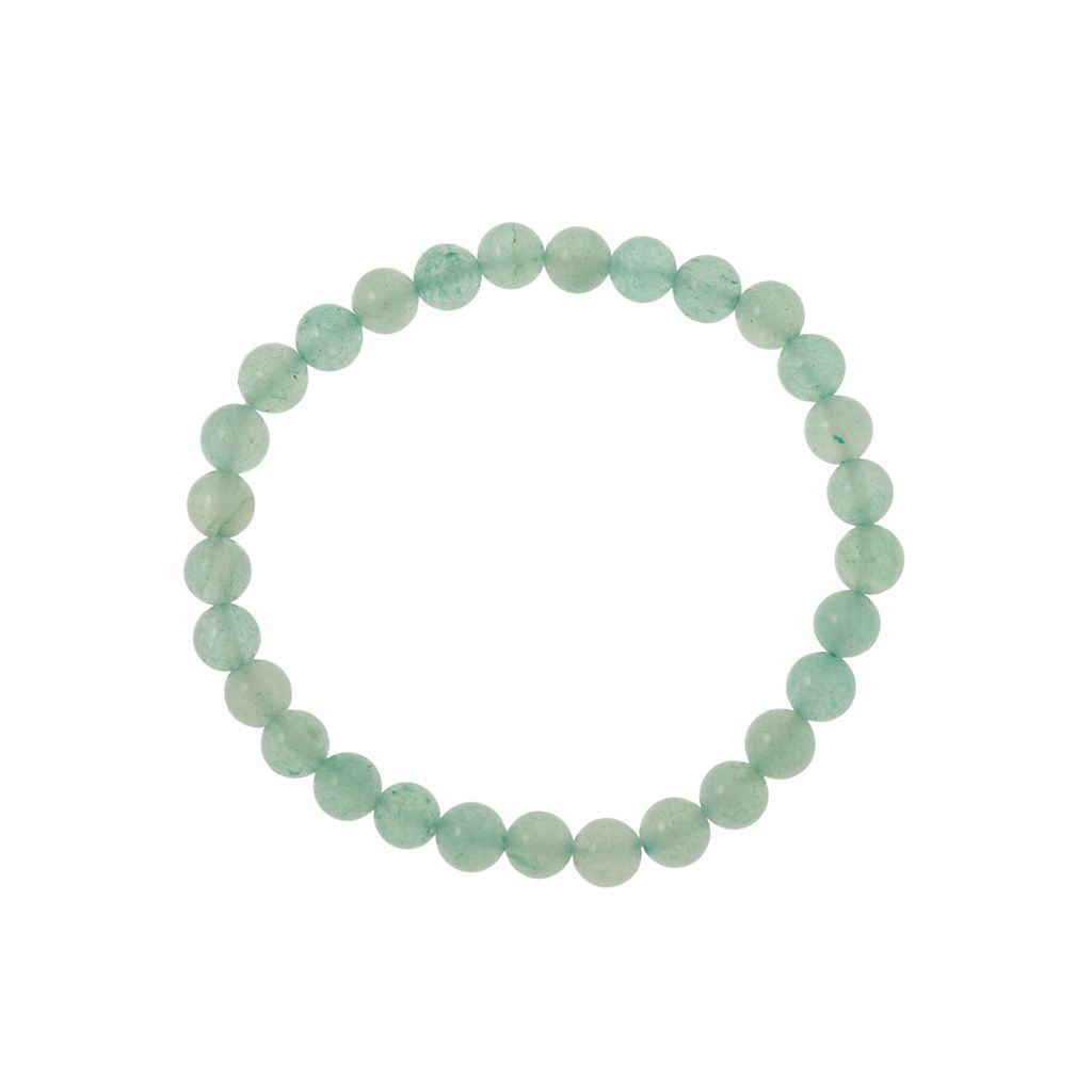 Bracciale Elastico interno con sfere 6.50mm Avventurina Verde