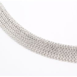 Collana Magnificent Oro Bianco 19.20mm
