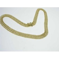 Magnificent yellow gold necklace