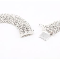Collana Magnificent oro bianco x14mm