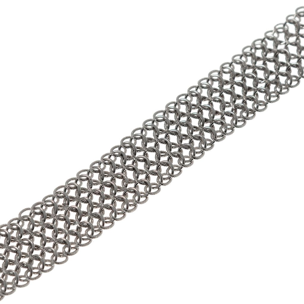 Collana Magnificent oro bianco x14mm