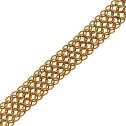 Magnificent yellow gold necklace - 43cm X 9.80mm