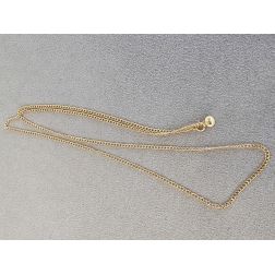 Collana Grumetta 50cm x 1.70mm in Oro Giallo