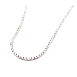 Climbing Diamond Tennis Necklace