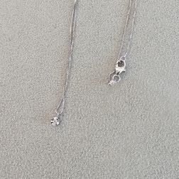 Collana Punto Luce Circle Sfaccettato da 0,012ct - 3.30mm