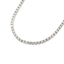 Girocollo 40cm Tennis Diamanti a Scalare Oro Bianco