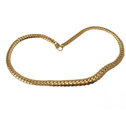 10mm - 6mm ‘Cobra’ scaled 44cm necklace
