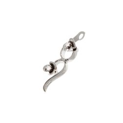 Blossom Wave Pendant with Diamonds