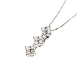 Ciondolo 3 Rombi con Diamanti su Collana veneta 0.7mm