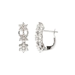 Trilogy Sparkling Flowers Earrings