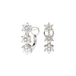 Trilogy Sparkling Flowers Earrings